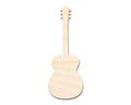 Unfinished Wood Acoustic Guitar | DIY Music Craft Cutout | up to 46"
