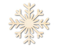 Unfinished Wood Snowflake Shape | Winter Decor | DIY Craft Cutout | up to 46" DIY