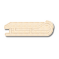 Unfinished Wood Etched Sled Shape | Paint By Line Crafts | up to 30" DIY