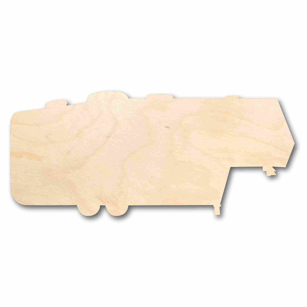Unfinished Wood 5th Wheel Camper Silhouette - Craft- up to 46" DIY
