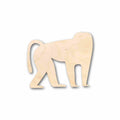 Unfinished Wood Baboon Silhouette - Craft- up to 46" DIY