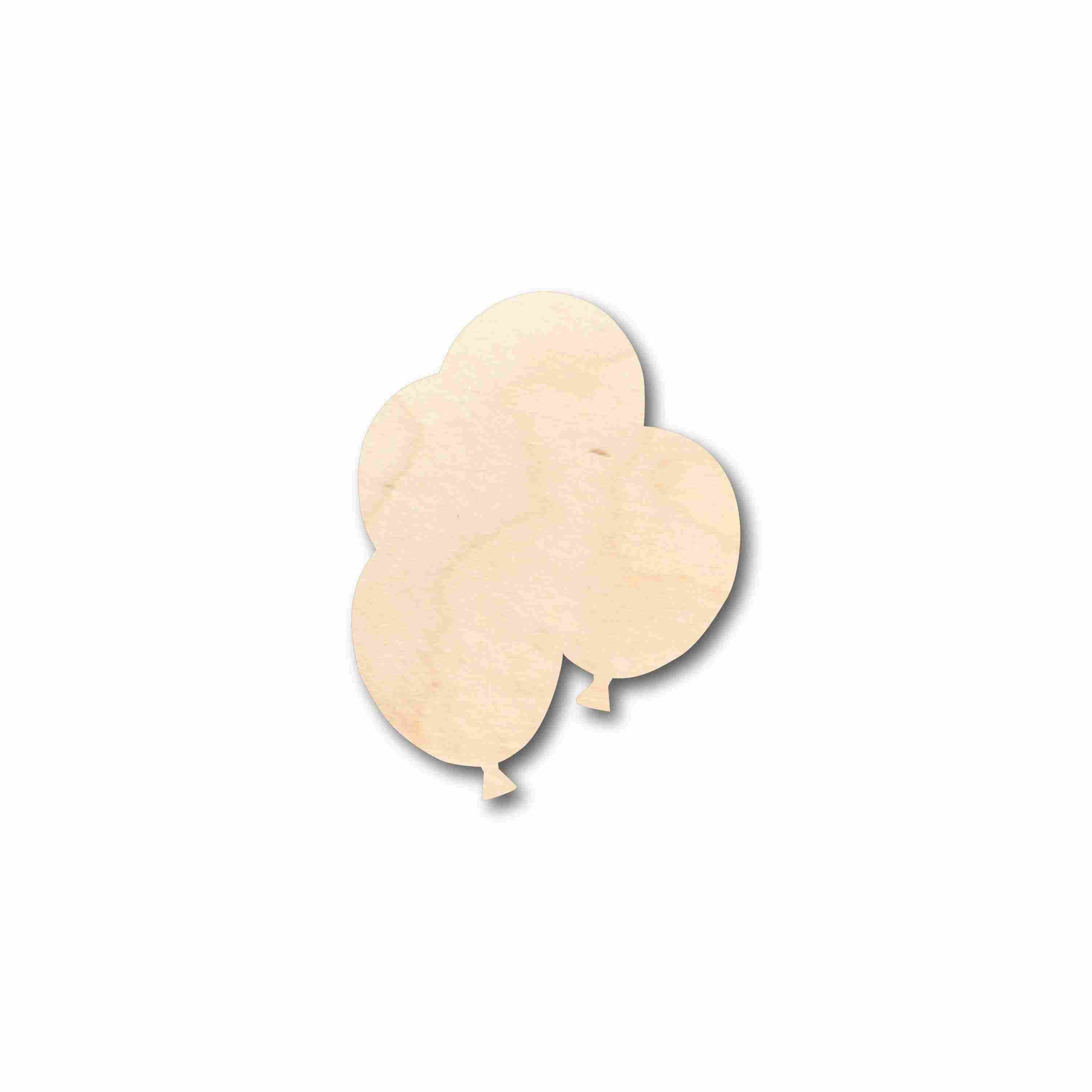 Unfinished Wood Balloon Silhouette - Craft- up to 46" DIY