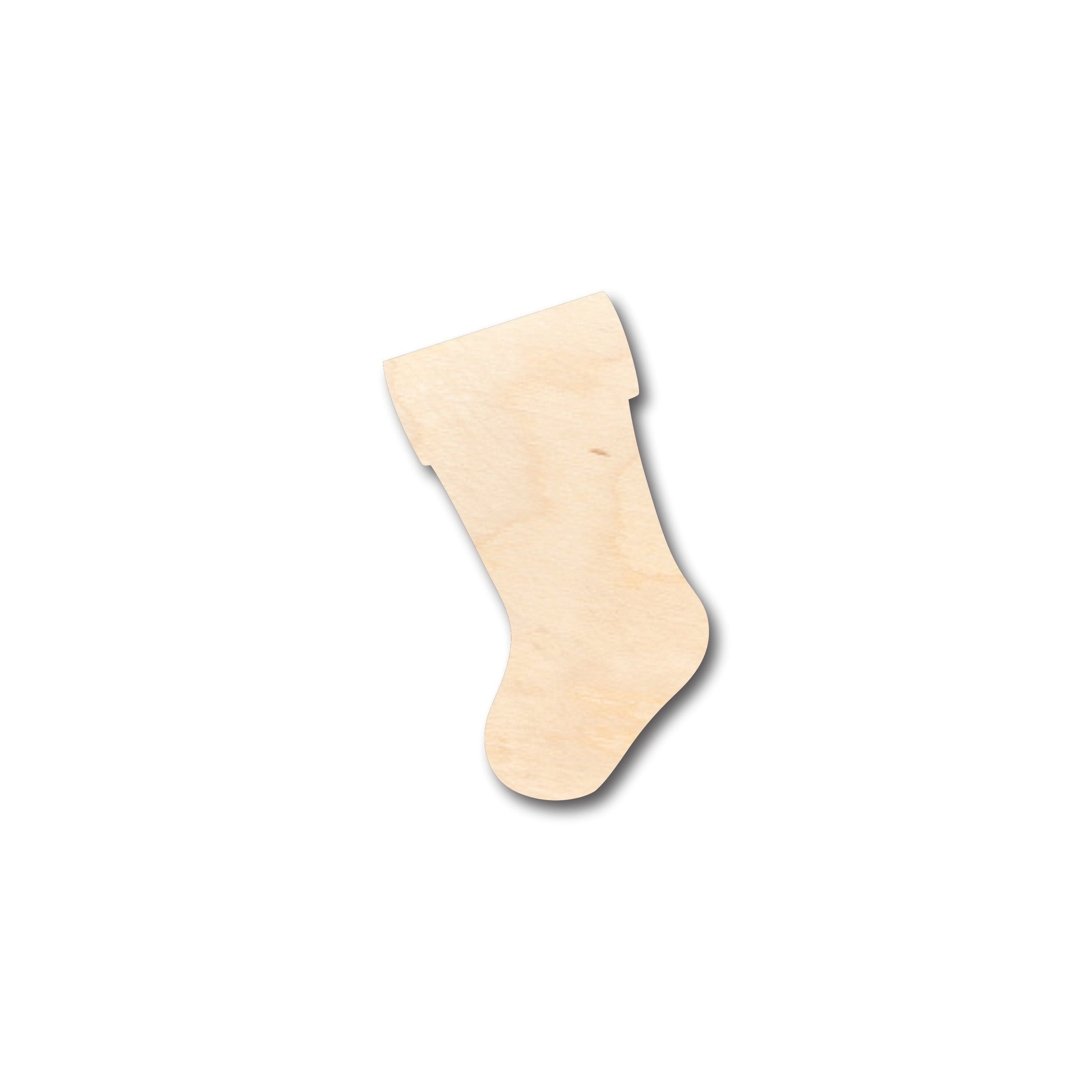 Unfinished Wood Christmas Stocking Shape - Craft - up to 46" DIY