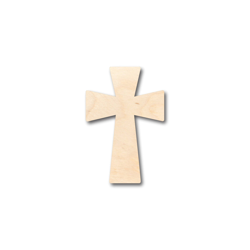 Unfinished Wood Germanic Cross Shape - Craft - up to 46" DIY