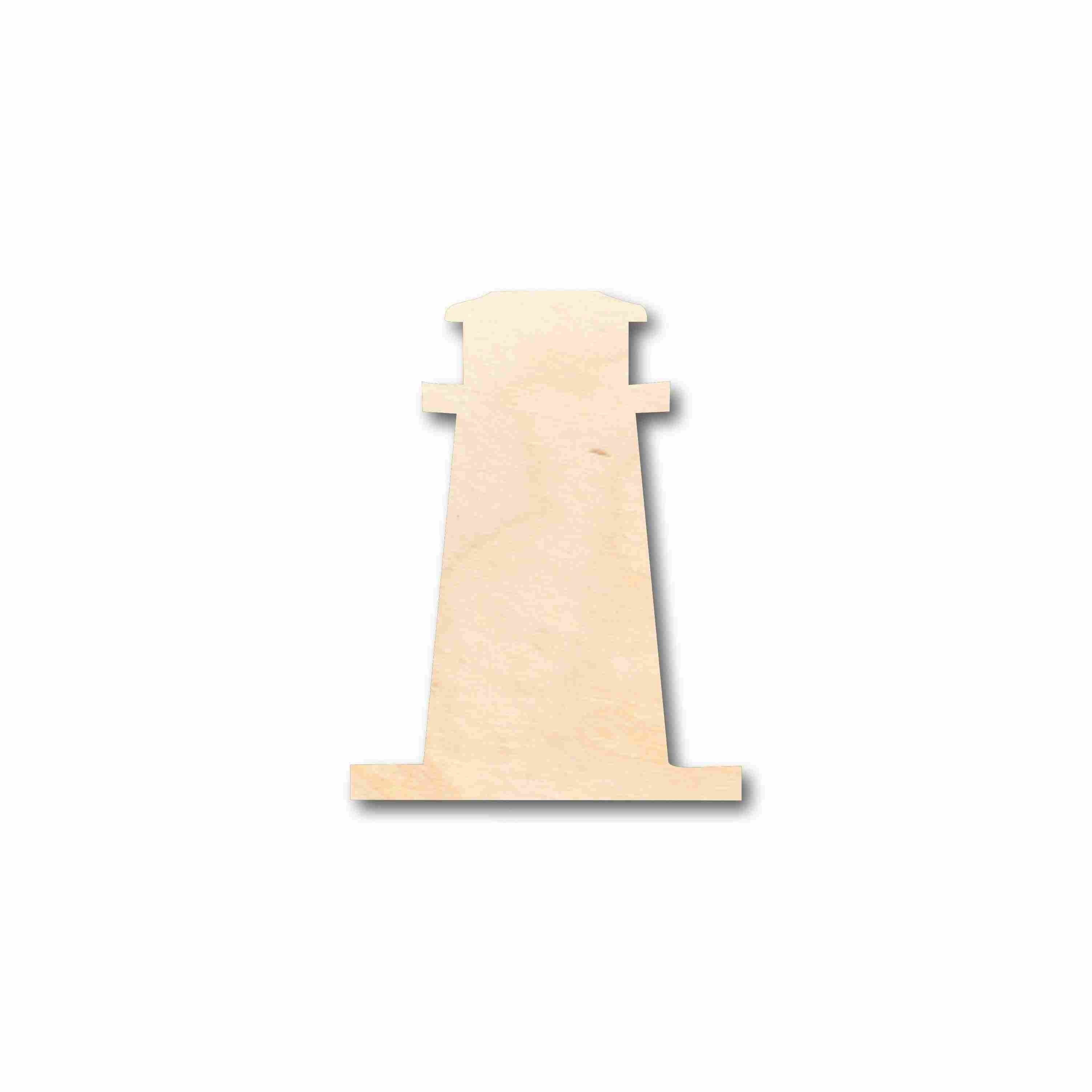 Unfinished Wood Light House Silhouette - Craft- up to 46" DIY