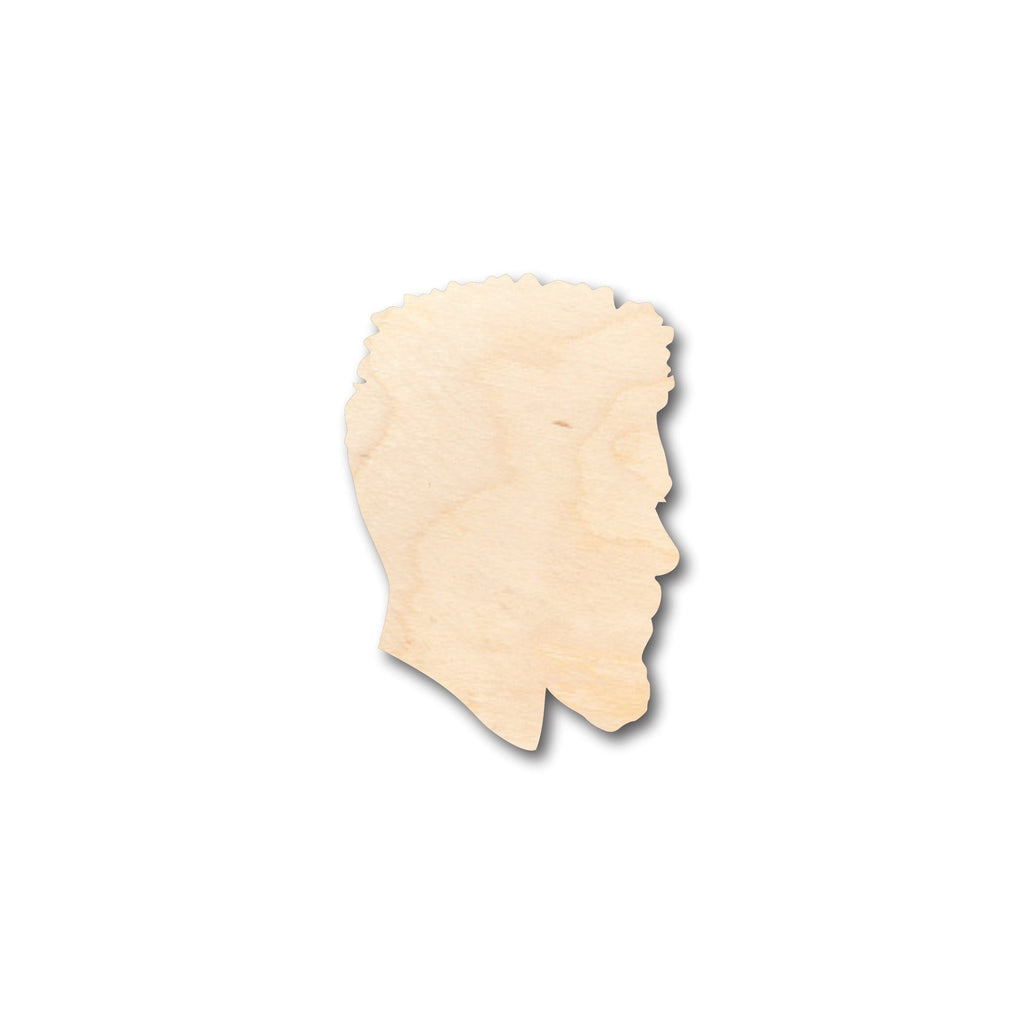 Unfinished Wood Male Mannequin Head Shape - Craft - up to 46" DIY