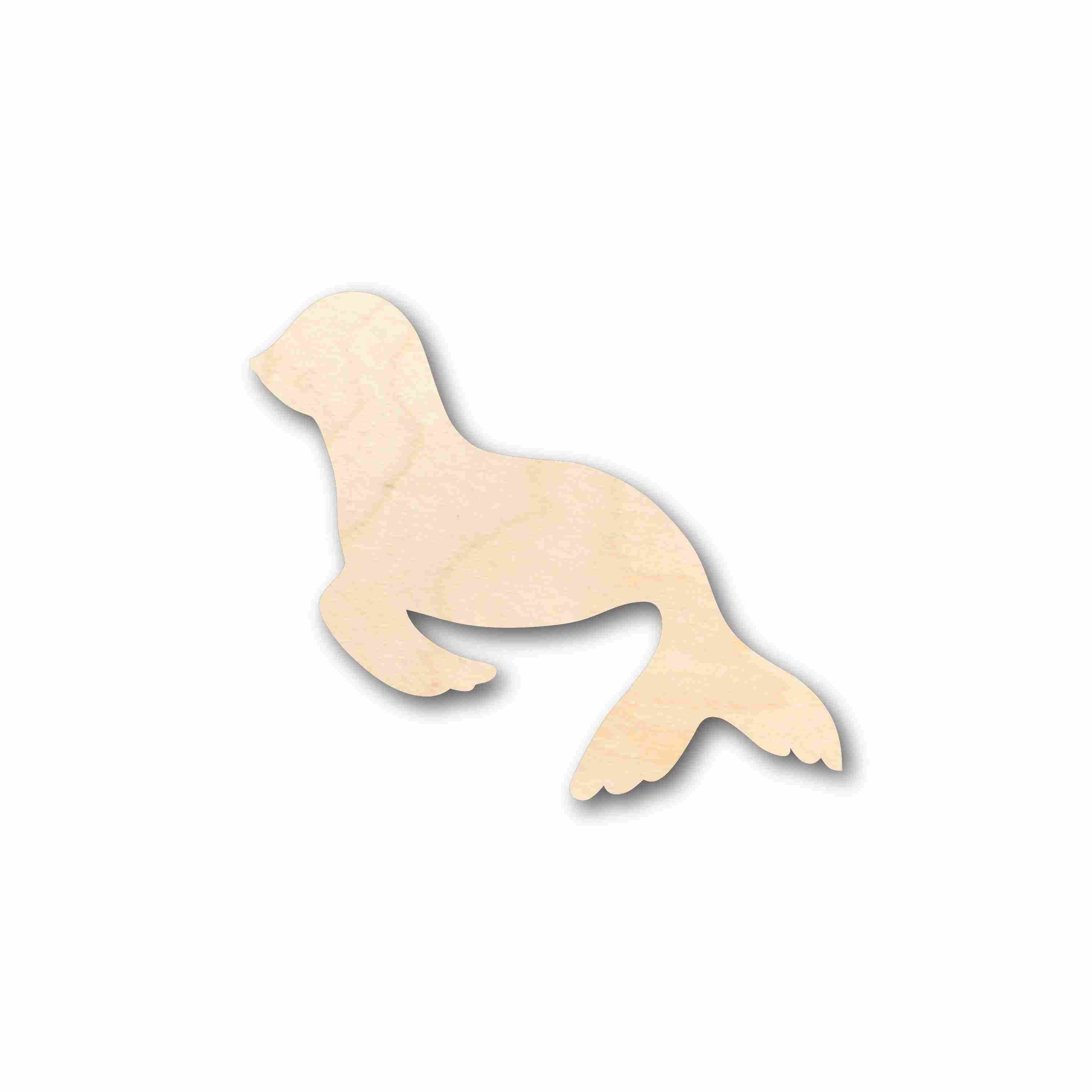 Unfinished Wood Seal Silhouette - Craft- up to 46" DIY