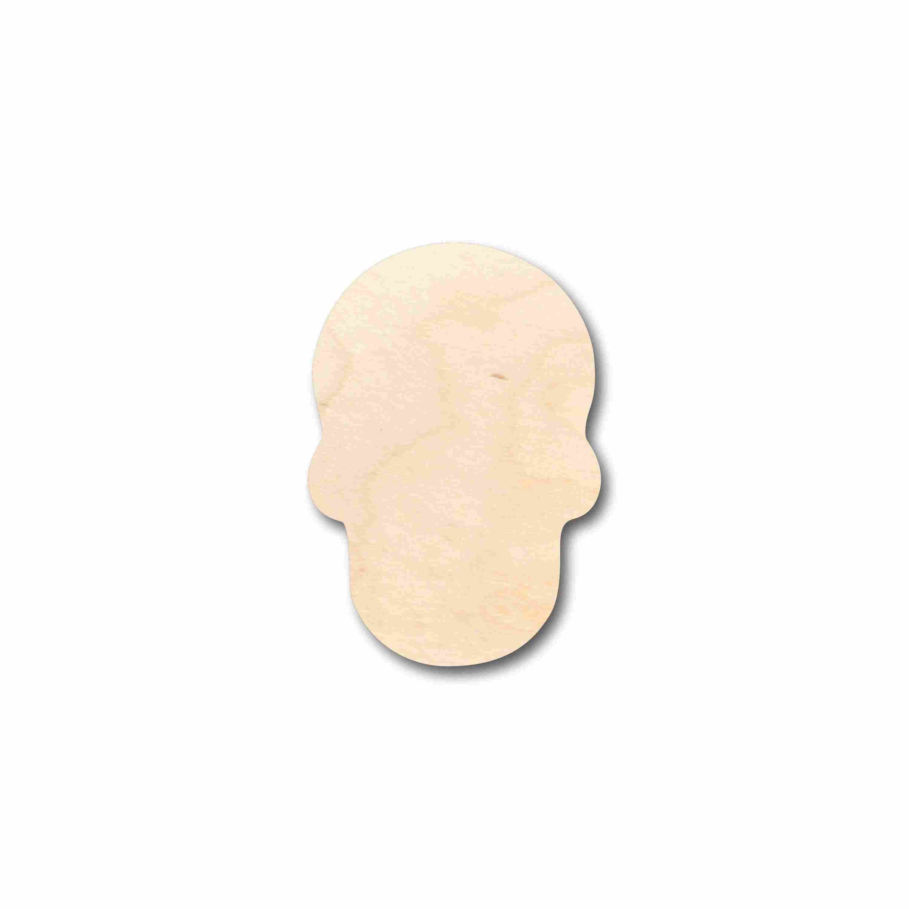 Unfinished Wood Sugar Skull Silhouette - Craft- up to 46" DIY