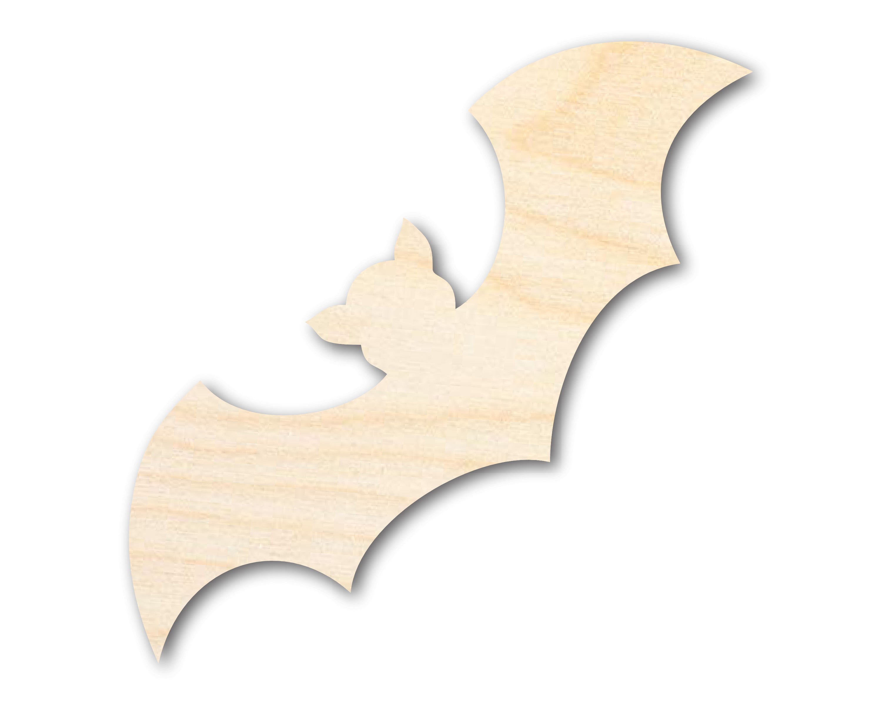 Unfinished Wood Bat Shape - Craft - up to 46"