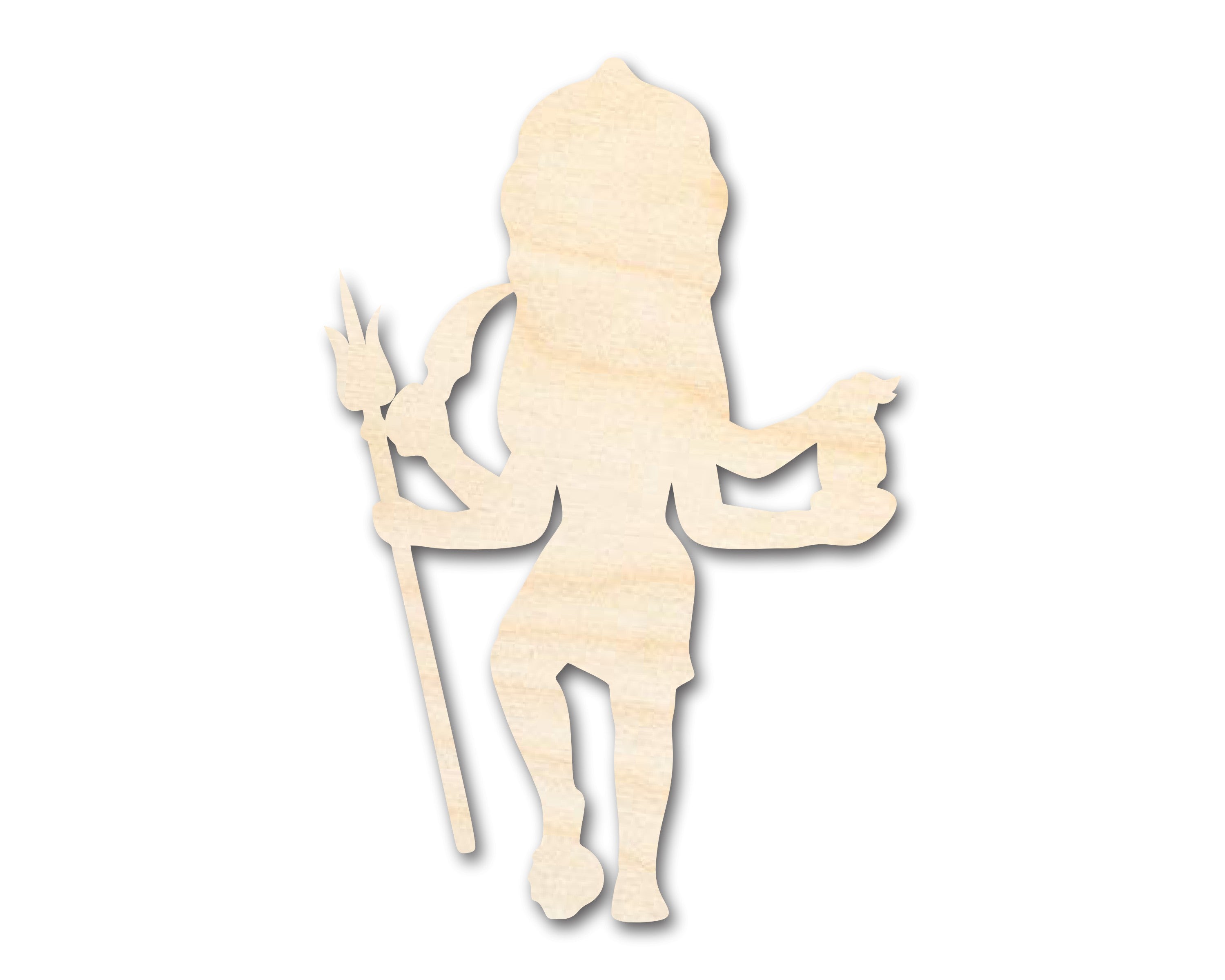 Unfinished Wood Kali Shape - Craft - up to 46"