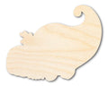 Unfinished Cornucopia Harvest Shape | Craft Cutout | up to 46" DIY
