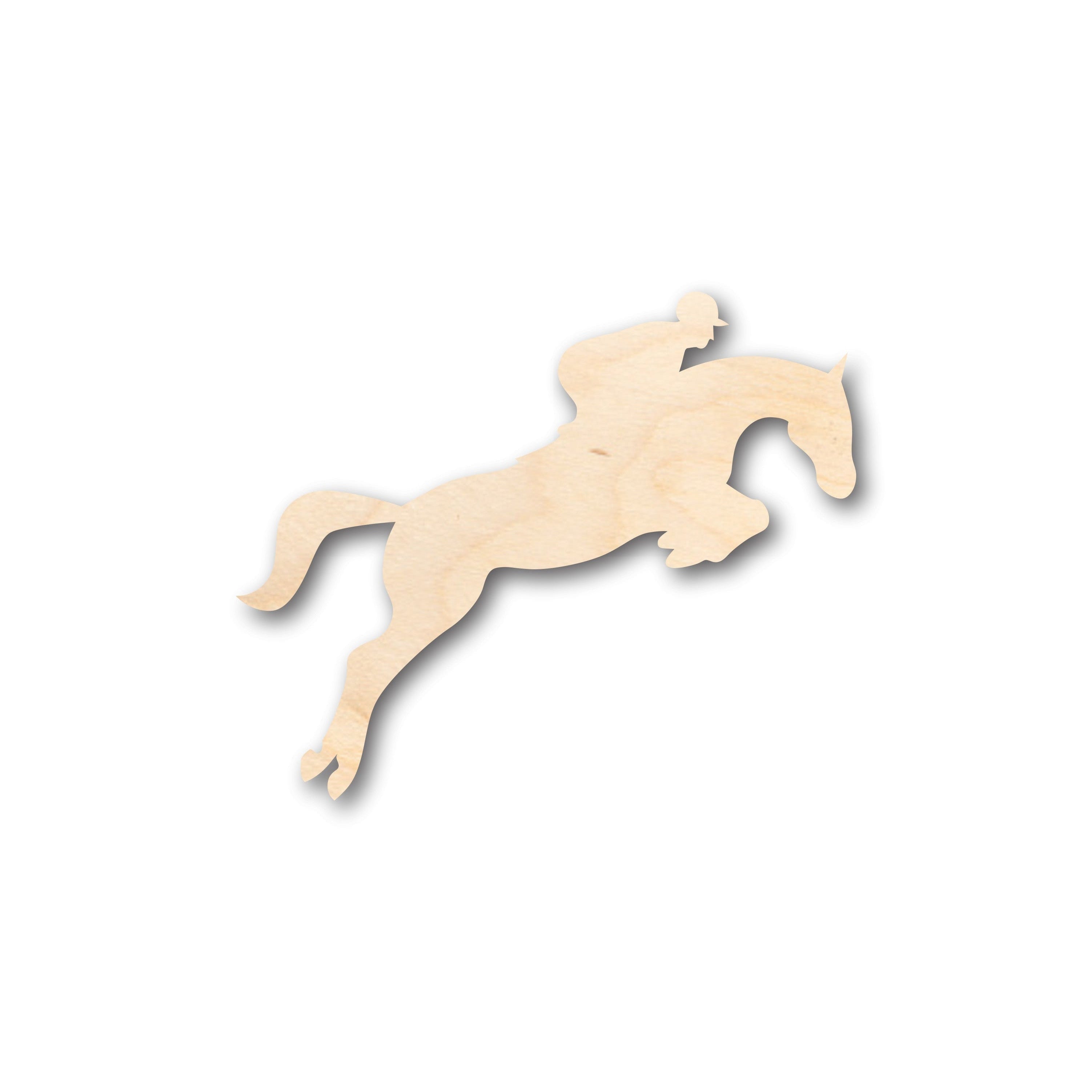 Unfinished Wood Equestrian Shape - Craft - up to 46" DIY