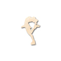 Unfinished Wood Figure Skating Shape - Craft - up to 46" DIY