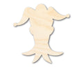 Unfinished Wood Jester Head Silhouette | Mardi Gras | DIY Craft Cutout | up to 46" DIY