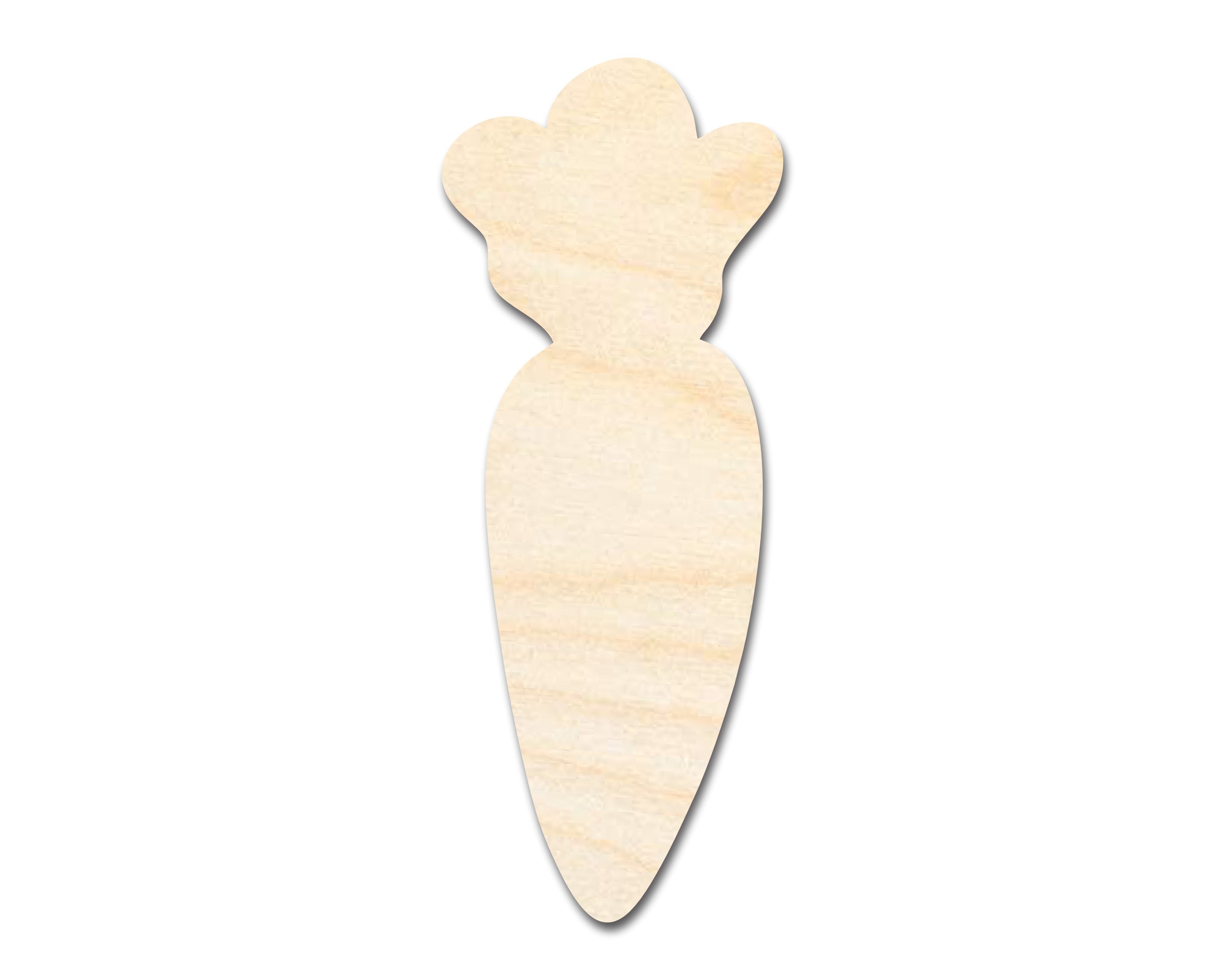 Unfinished Cute Carrot Shape | Easter | DIY Craft Cutout | up to 46" DIY