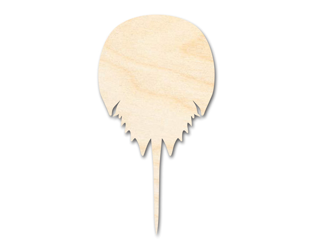 Unfinished Wood Horseshoe Crab Shape | DIY Craft Cutout | up to 46" DIY