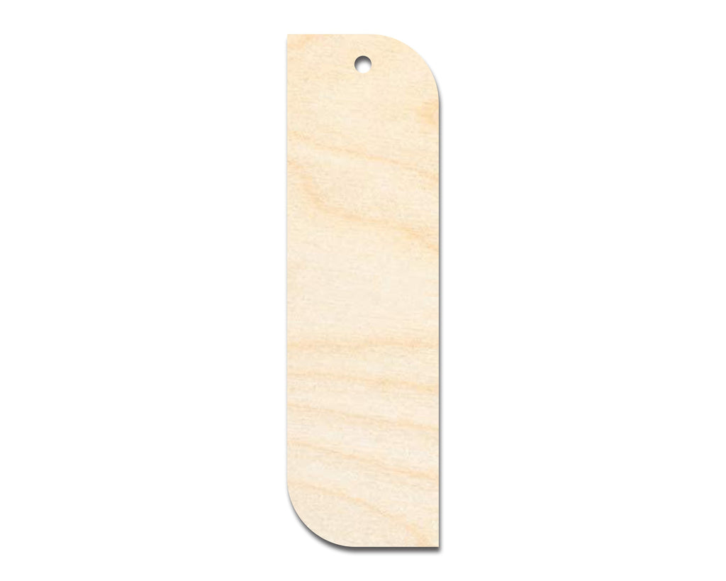 Unfinished Wood Wavy Bookmark Shape | DIY Craft Cutout | up to 12" DIY