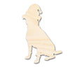 Unfinished Wood Dog With Santa Hat Shape | DIY Craft Cutout | up to 46" DIY