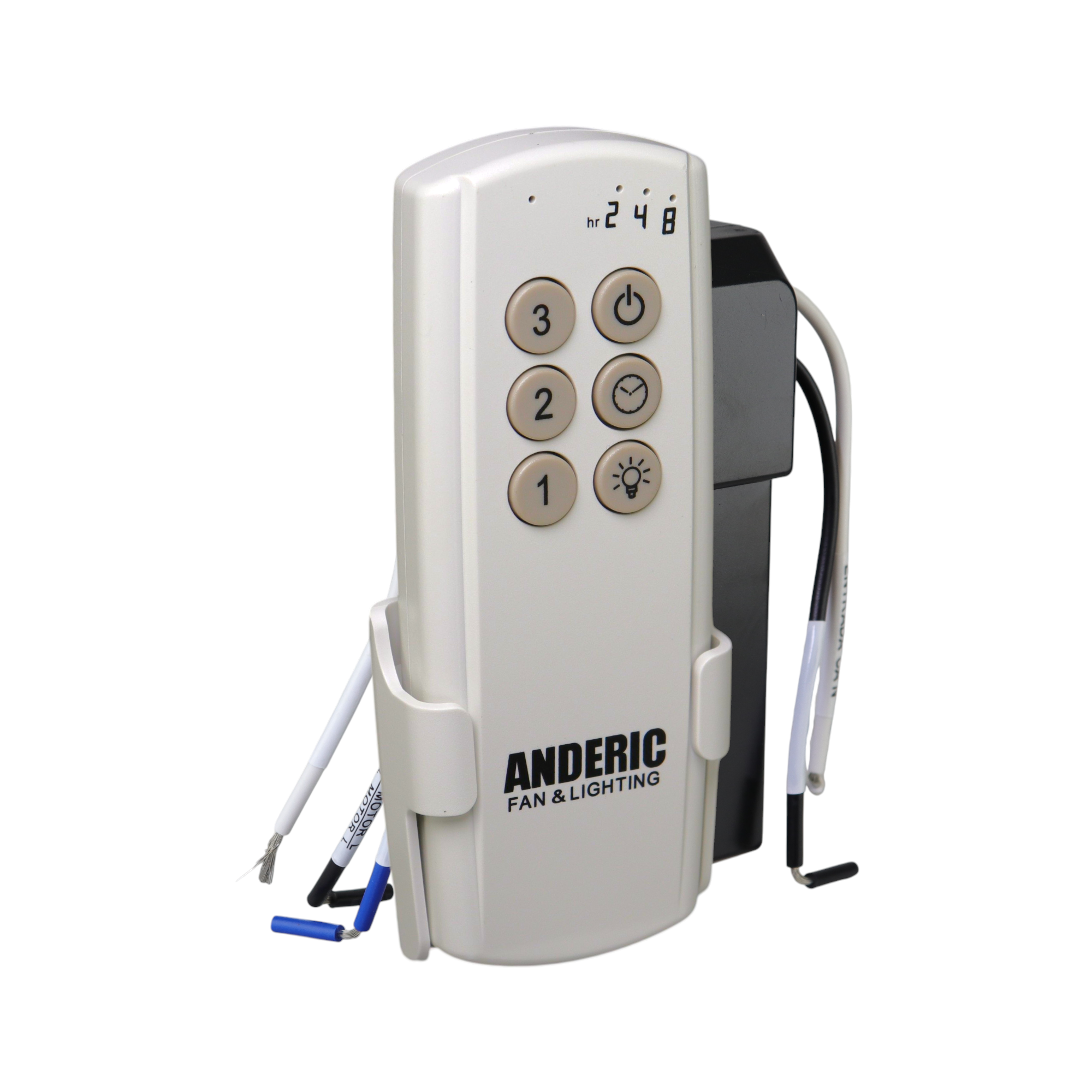 Substitute for Fanimation 3-Speed Remote Control with Receiver Non-Reversing Kit | KUJCE10611 CR500 [63T-AC83T-KIT]
