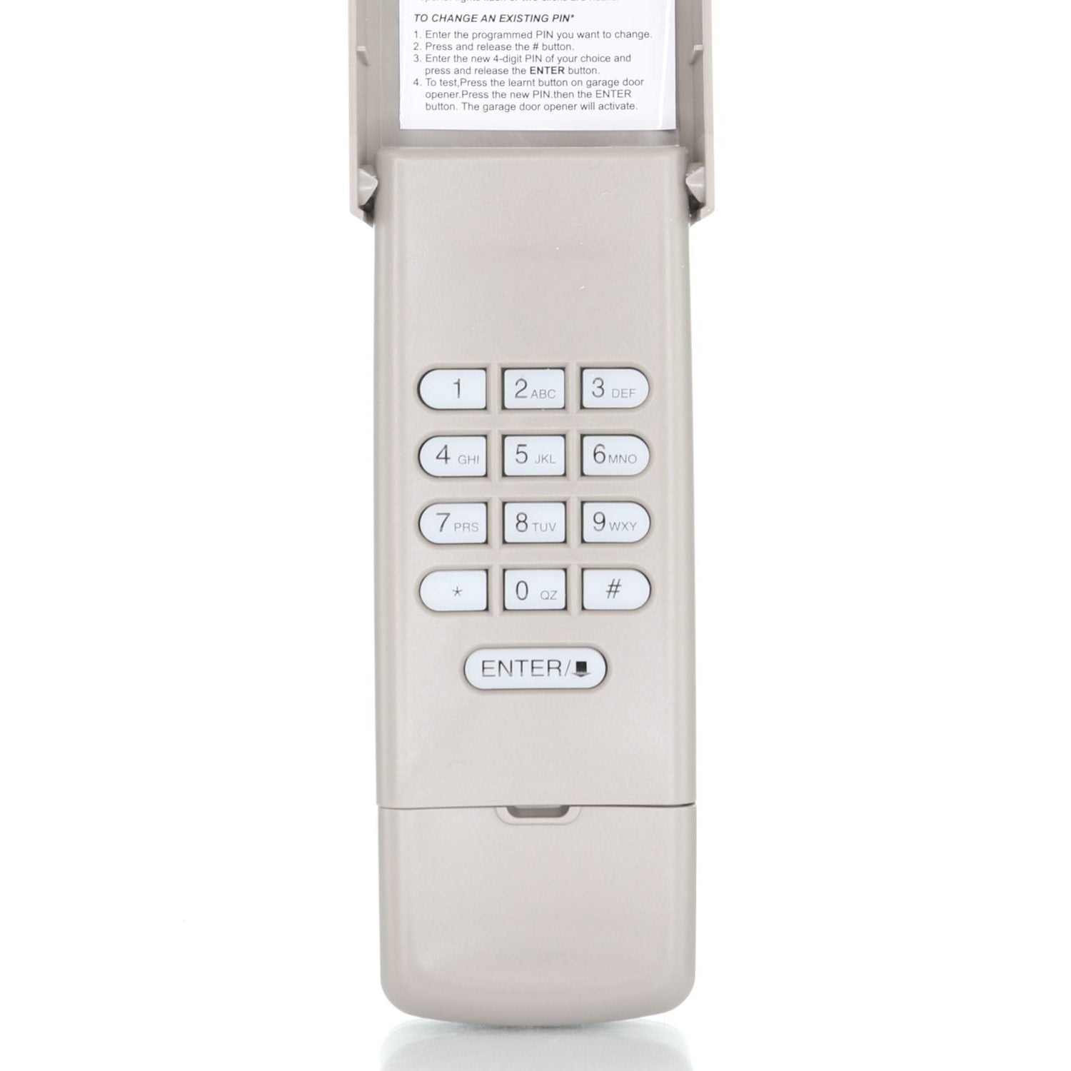 Substitute for LiftMaster 977LM wireless keypad 390mhz Garage Door Opener Remote Control [877MAX]