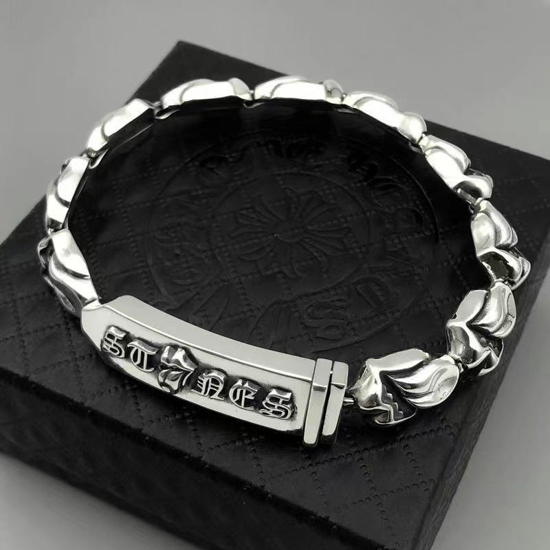 Retro domineering bracelet hip-hop personality men's cross bracelet