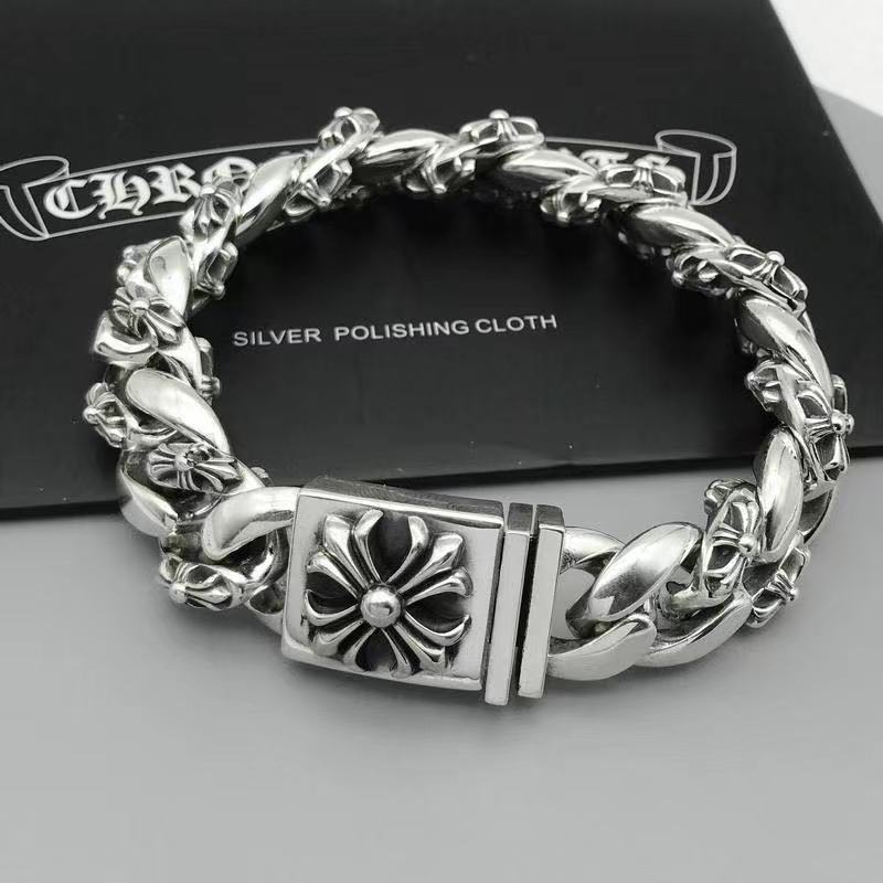 Retro domineering bracelet hip-hop personality men's cross bracelet
