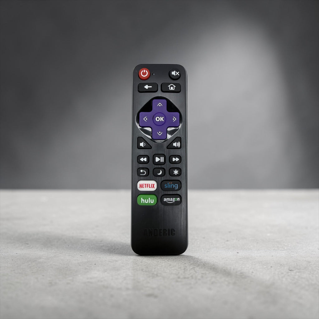 Anderic RRLF16 Replacement Remote Control for Roku TVs such as ONN, Hisense, Philips, TCL, RC-AFIR, RC-ALIR, RC280