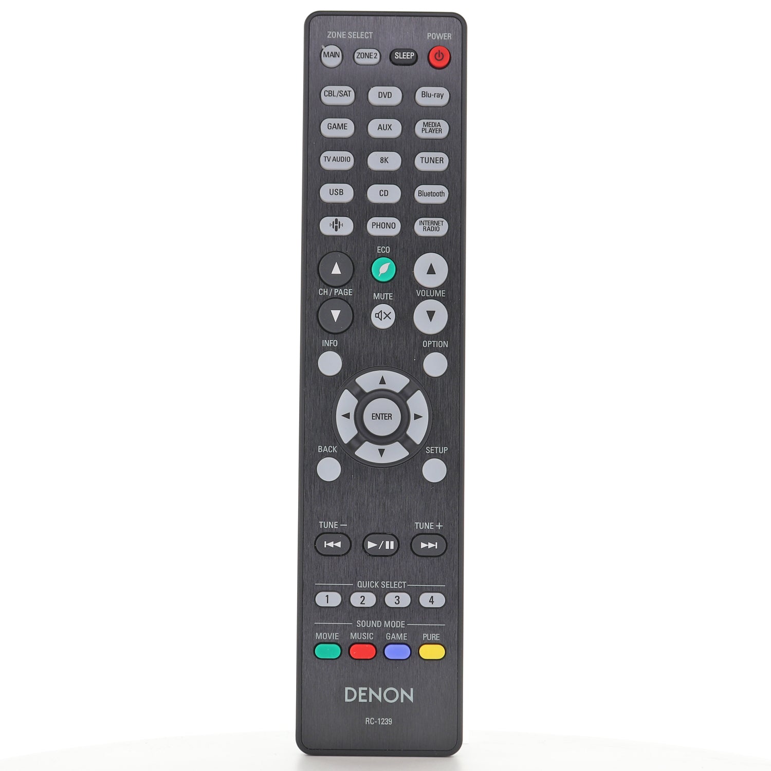 Denon RC-1193 A/V Receiver Remote Control | AVRX4100 | AVRX4200 | AVRX6200 - 30701016200AD