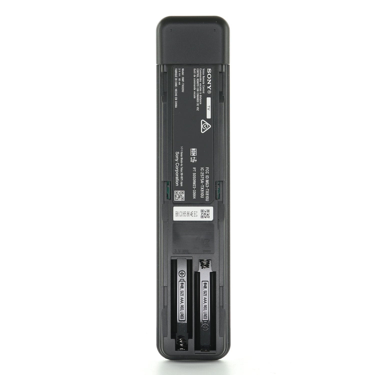 Sony RMF-TX820U TV Remote Control with Voice and App Shortcuts | RF | Netflix | Prime | Disney+ | YouTube | Crunchyroll - 1-019-559-11 | 1-019-559-12