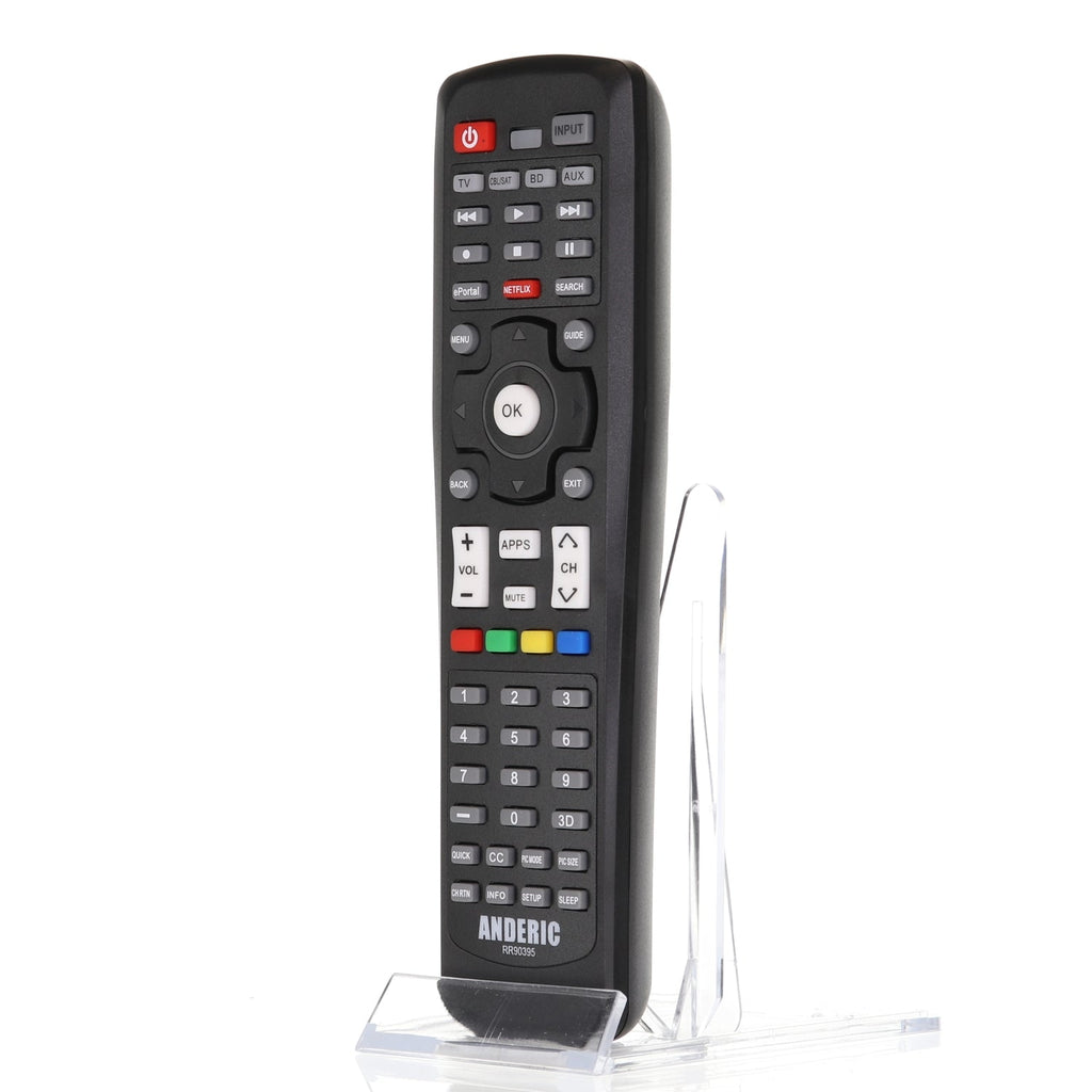 Anderic RR90395 Repalcement Smart TV Remote Control for Toshiba CT-90395 and Others