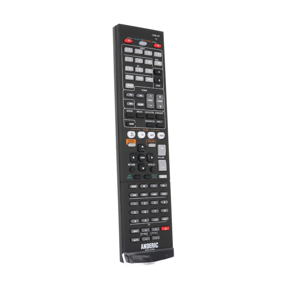 Anderic RRAV498 Replacement Receiver Remote Control for Yamaha RAV498 and Others