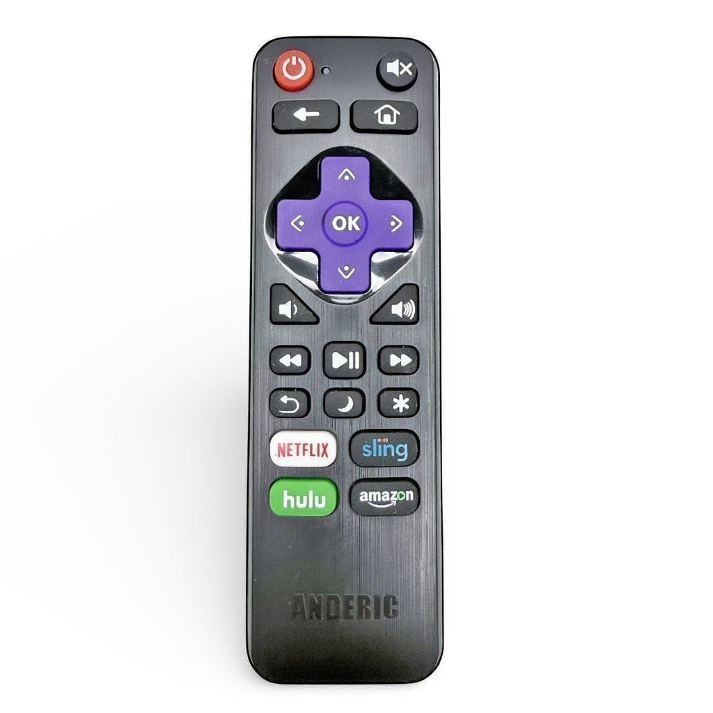 Substitute for Sanyo URMT21CND021 Roku TV Remote Control [RRLF16]