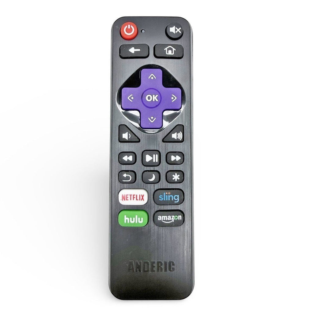 Substitute for Hitachi 850153865 Roku TV Remote Control [RRLF16]