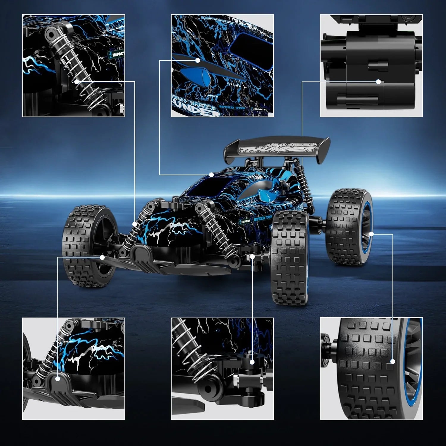 Sinovan RC Car High Speed Radio Controlled Drift Machine Toy
