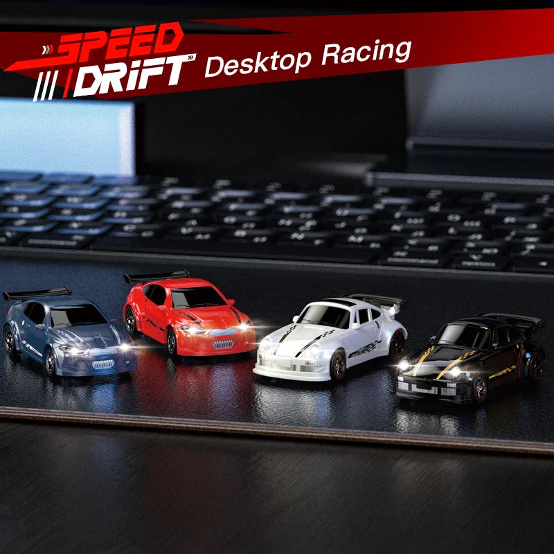 1/64 High-Speed Drift RC Car 4WD Mini Remote Control Racing Toy