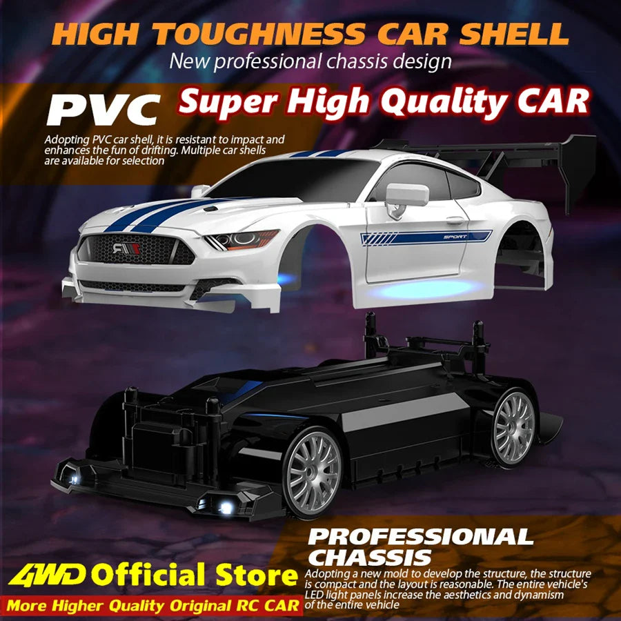 4WD RC Drift Car GTRPRO AE86PRO 4x4 Racing Remote Control Toy