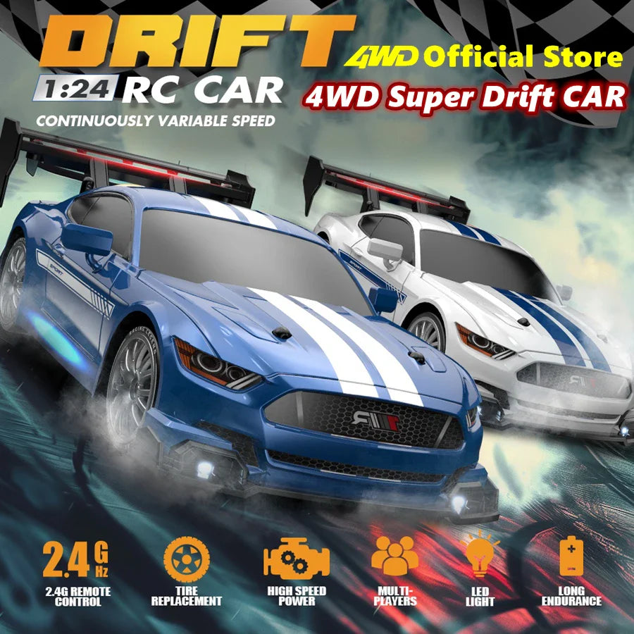 4WD RC Drift Car GTRPRO AE86PRO 4x4 Racing Remote Control Toy