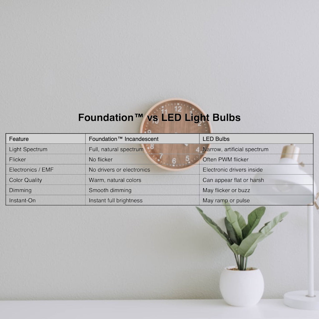 Foundation™ 40-Watt Incandescent Dimmable Light Bulb - 2700K Soft White, E12 Candelabra Base, Torpedo - 6-Pack