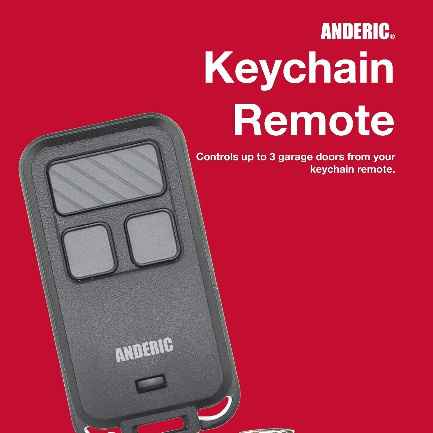 Substitute for LiftMaster 370LM 3-Button keychain 315 MHz Garage Door Opener Remote Control [890MAX]