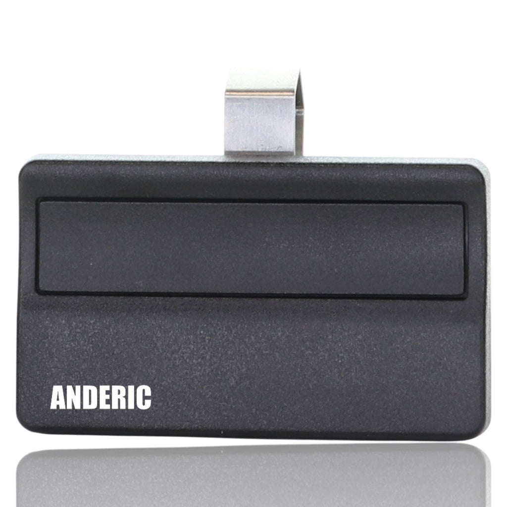 Anderic 371LM 1-Button Visor Garage Door Opener Remote Control for Liftmaster with Purple Learn Key - 315MHz