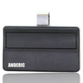 Anderic 371LM 1-Button Visor Garage Door Opener Remote Control for Liftmaster with Purple Learn Key - 315MHz