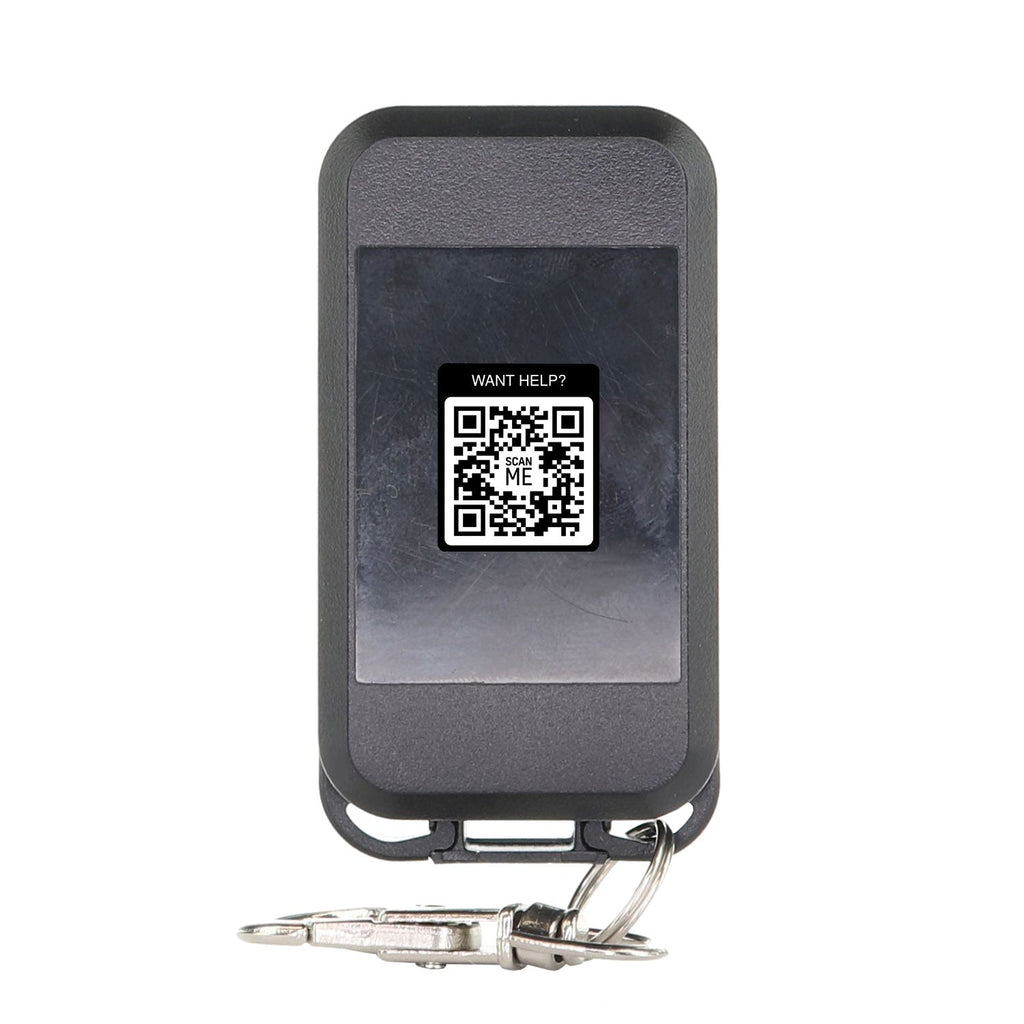 Anderic 890MAX Keychain Universal Garage Door Opener Remote Control for Purple, Yellow, Green, Red, and Orange Learning key