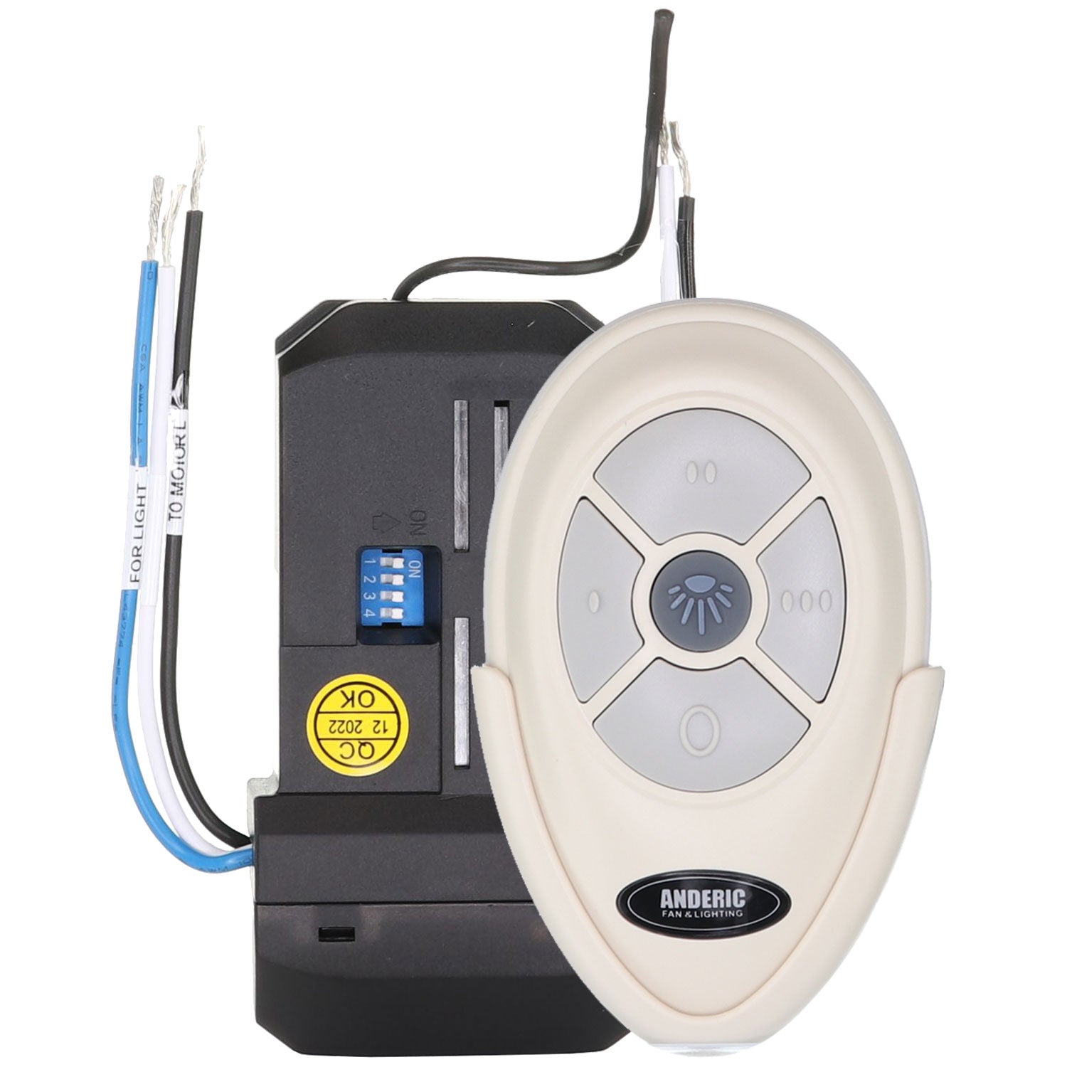 Substitute for Harbor Breeze RCE-103LW Ceiling Fan Remote Control [FAN35T-UC7067FMRX-KIT]
