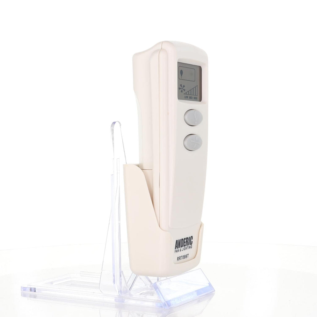 Anderic RR7099T Replacement Ceiling Fan Remote Control with LCD | CHQ8BT7098T