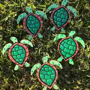 Unfinished Wood Sea Turtle Shape - Ocean - Nursery - Craft - up to 46" DIY