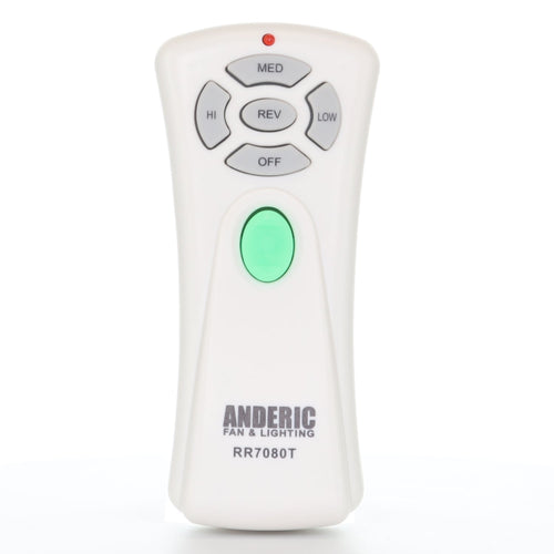 Anderic RR7080T (UC7080T) Ceiling Fan Remote Control for Hampton Bay | CHQ7080T | Up Light | Down Light | Reverse