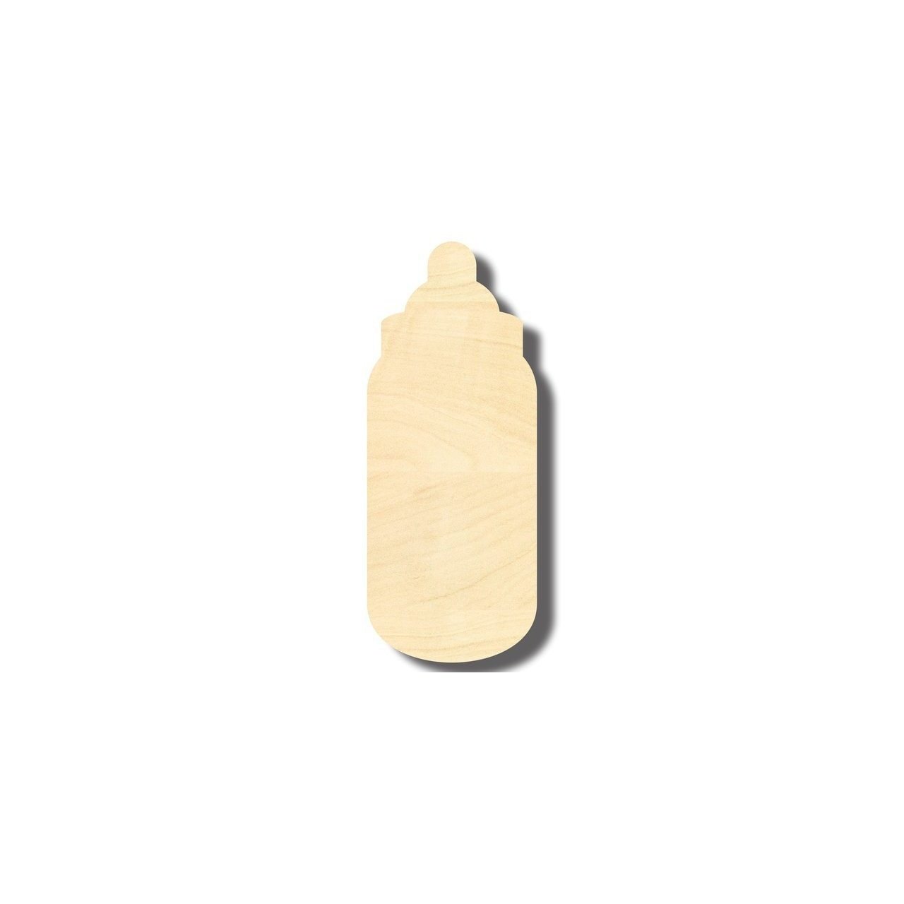 Unfinished Wood Baby Bottle Shape - Nursery Decor - Craft- up to 46" DIY