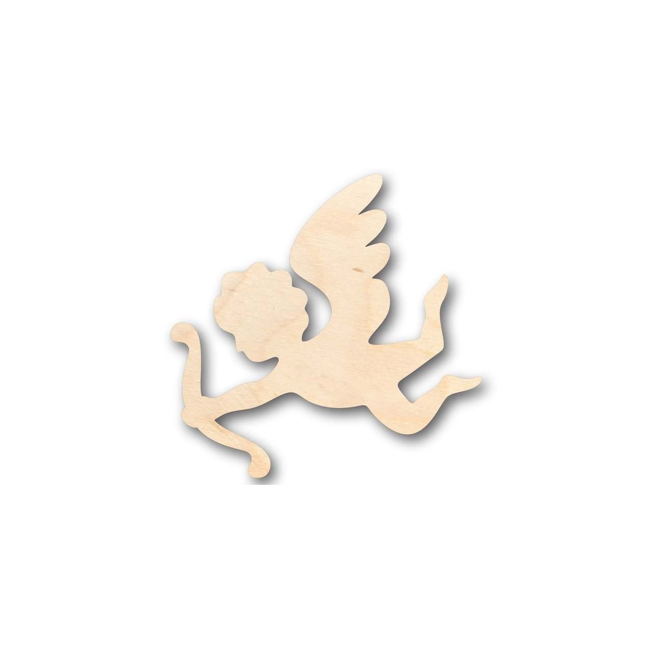Unfinished Wood Cupid Shape - Valentine's - Love - Craft - up to 46" DIY
