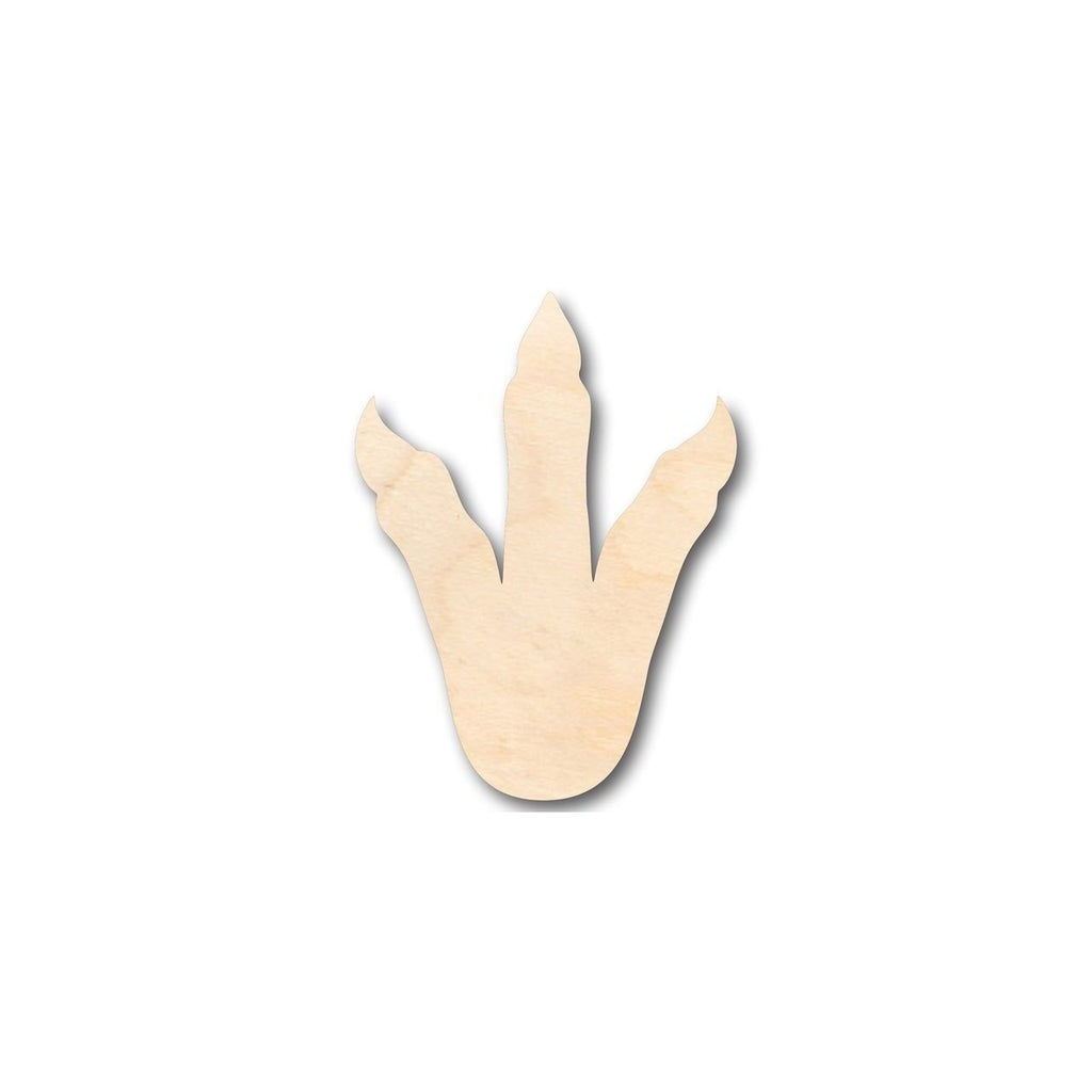 Unfinished Wood Dinosaur Foot Shape - Craft - up to 46" DIY