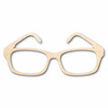 Unfinished Wood Glasses Shape - Craft - up to 46" DIY
